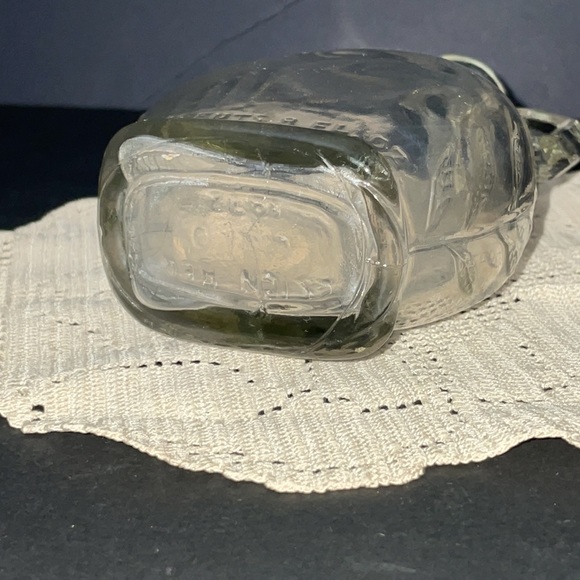 8 FL OZ Glass Cruet Syrup Decanter Bottle Stopper Vintage - Picture 11 of 12